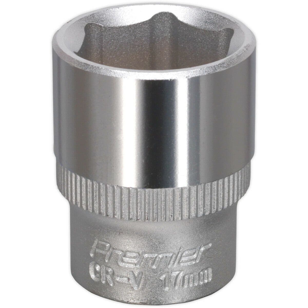17mm Forged Steel Drive Socket 3 8" Square Drive Chrome Vanadium Socket