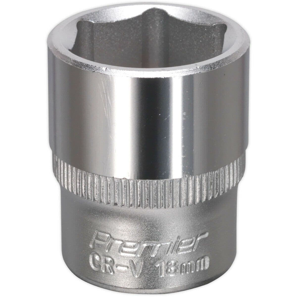 18mm Forged Steel Drive Socket 3 8" Square Drive Chrome Vanadium Socket