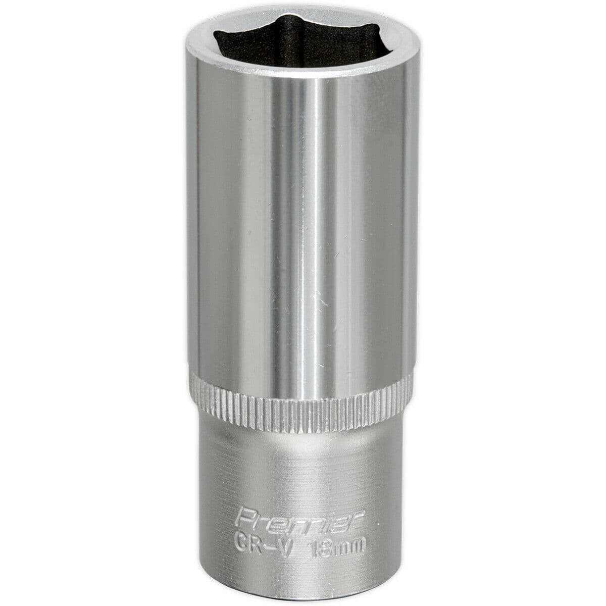 18mm Forged Steel Deep Drive Socket 3 8" Square Drive Chrome Vanadium Socket