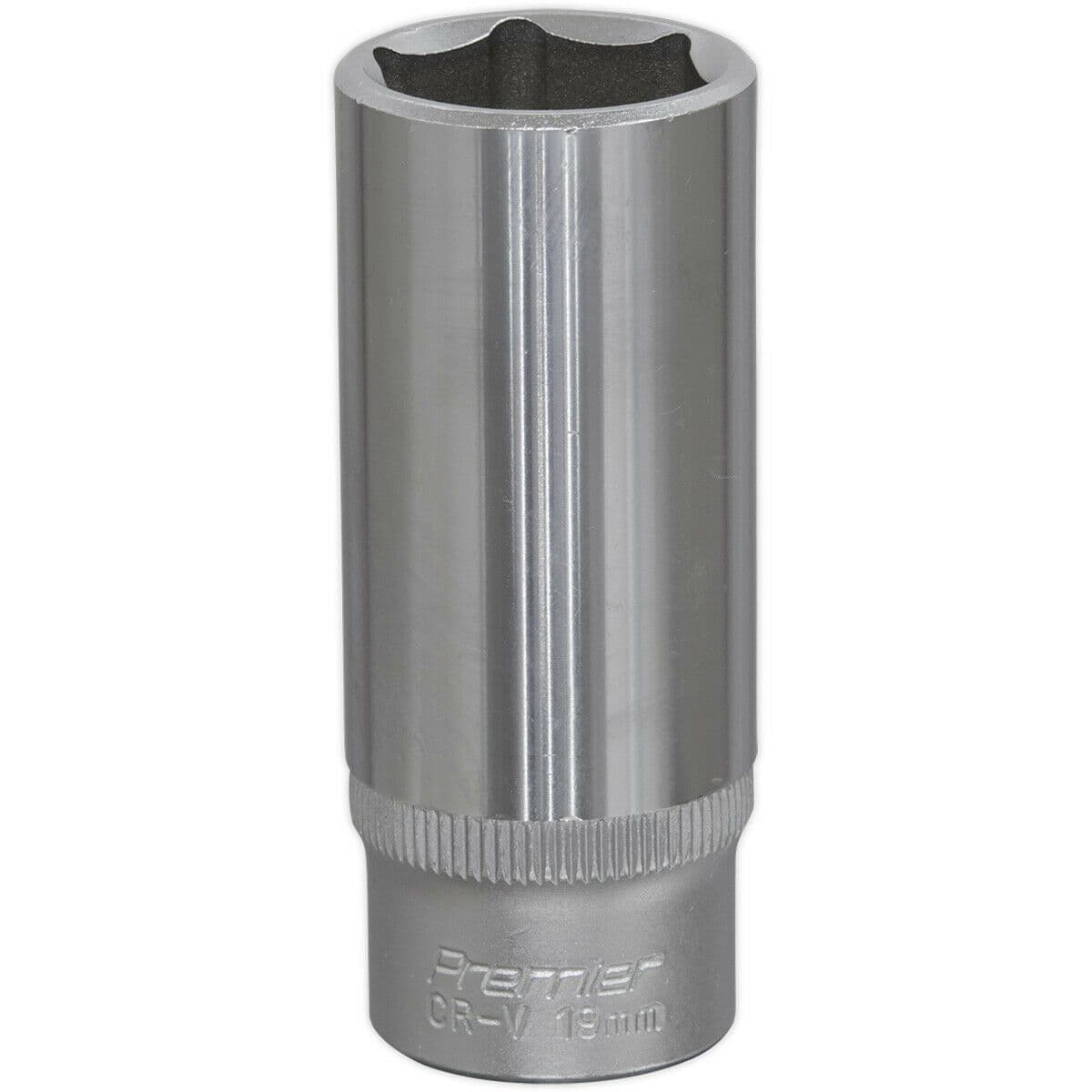 19mm Forged Steel Deep Drive Socket 3 8" Square Drive Chrome Vanadium Socket