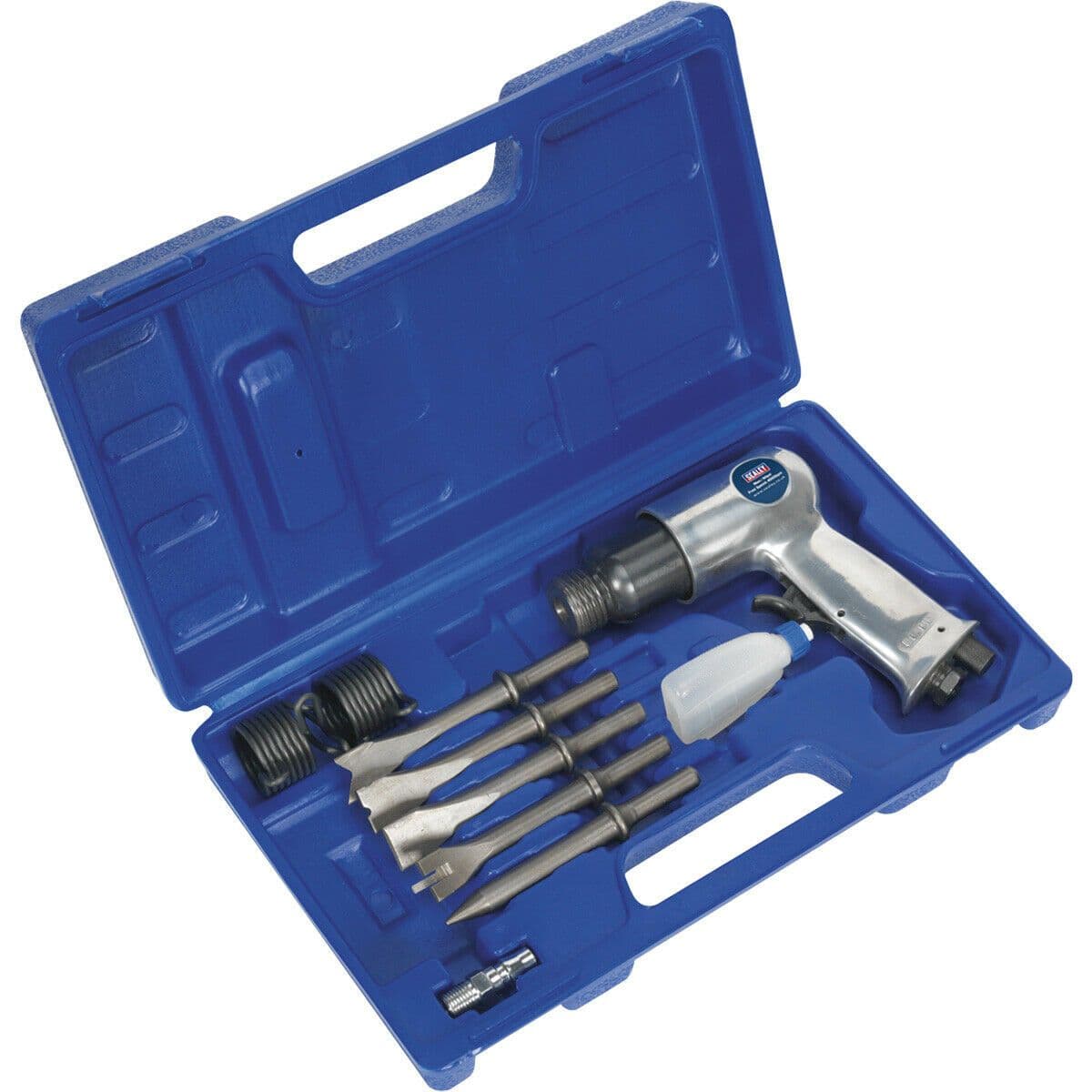 Medium Stroke Air Hammer & Chisel Kit - 1/4" BSP - 32mm Stroke - Storage Case