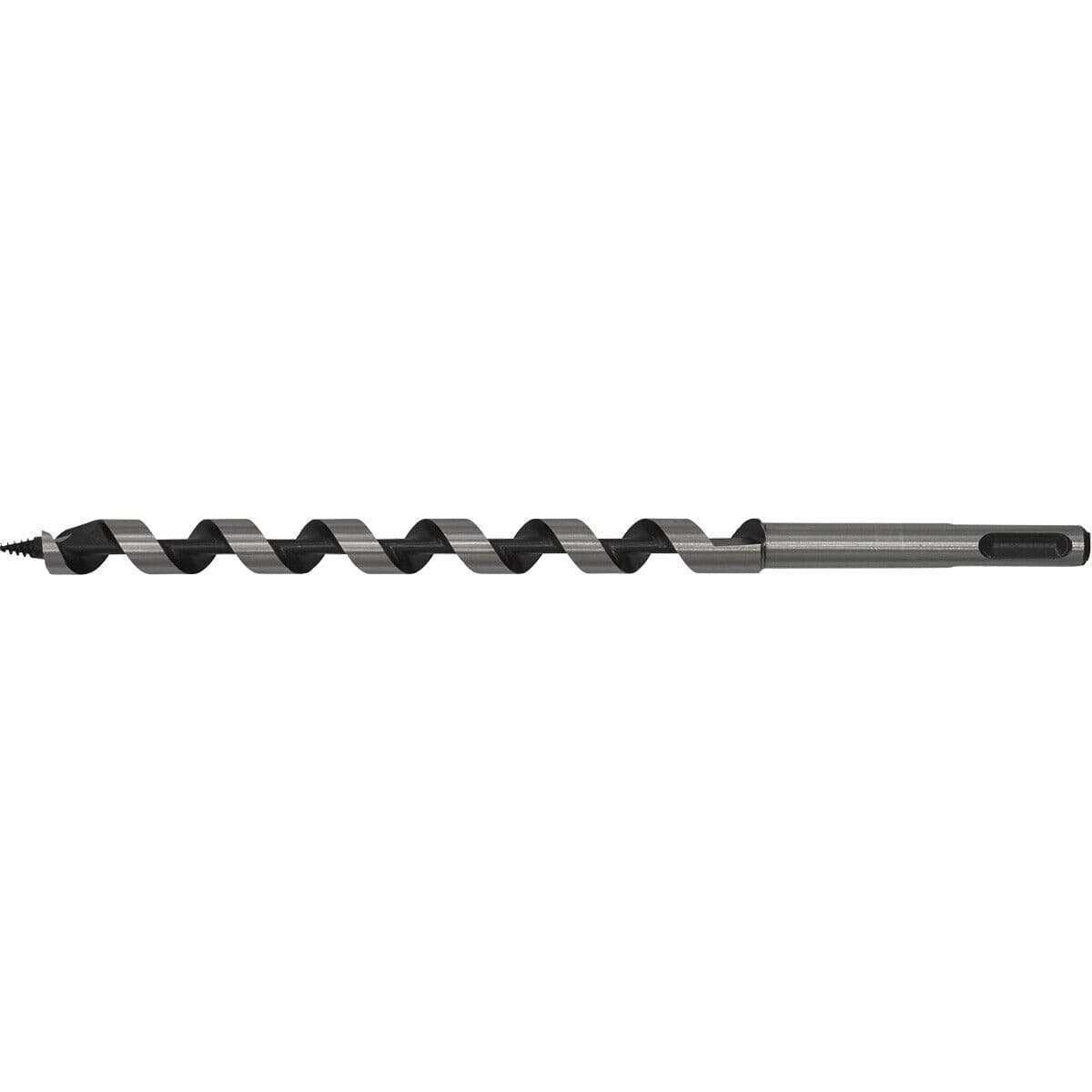 12 x 235mm SDS Plus Auger Wood Drill Bit - Fully Hardened - Smooth Drilling