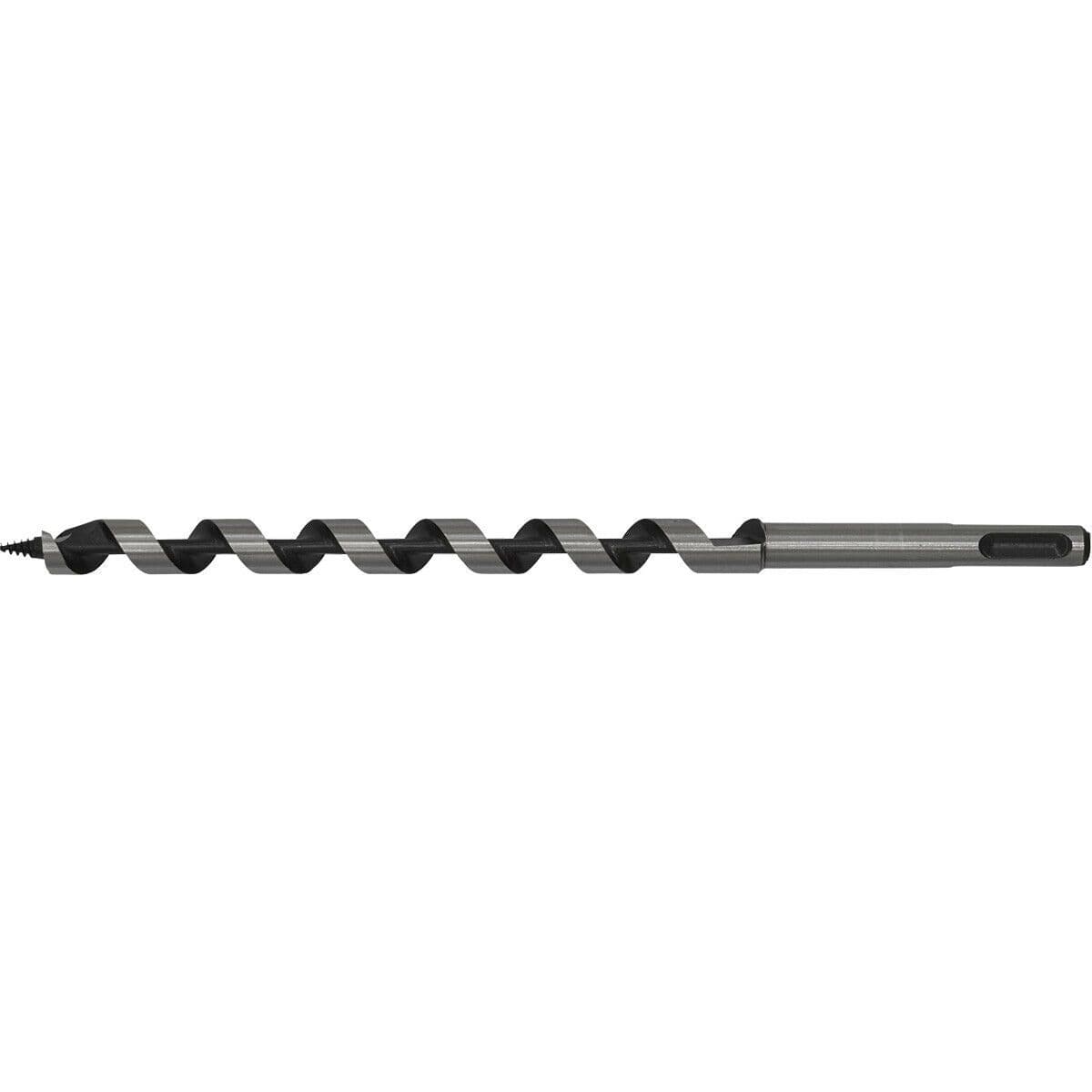 13 x 235mm SDS Plus Auger Wood Drill Bit - Fully Hardened - Smooth Drilling