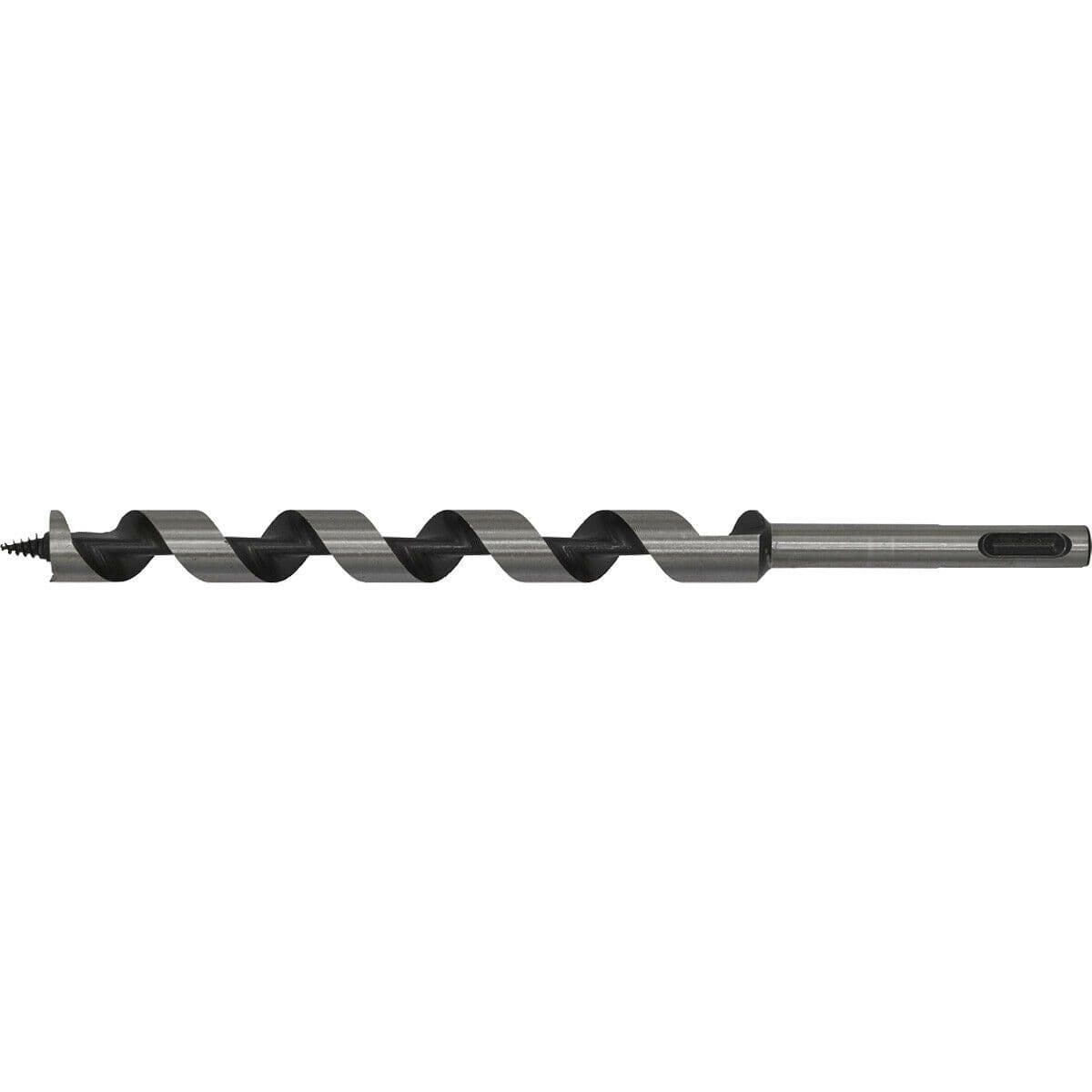 16 x 235mm SDS Plus Auger Wood Drill Bit Fully Hardened Smooth Drilling