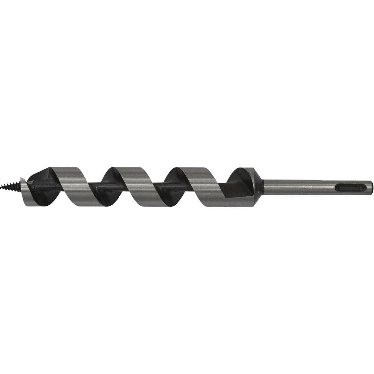 25 x 235mm SDS Plus Auger Wood Drill Bit Fully Hardened Smooth Drilling