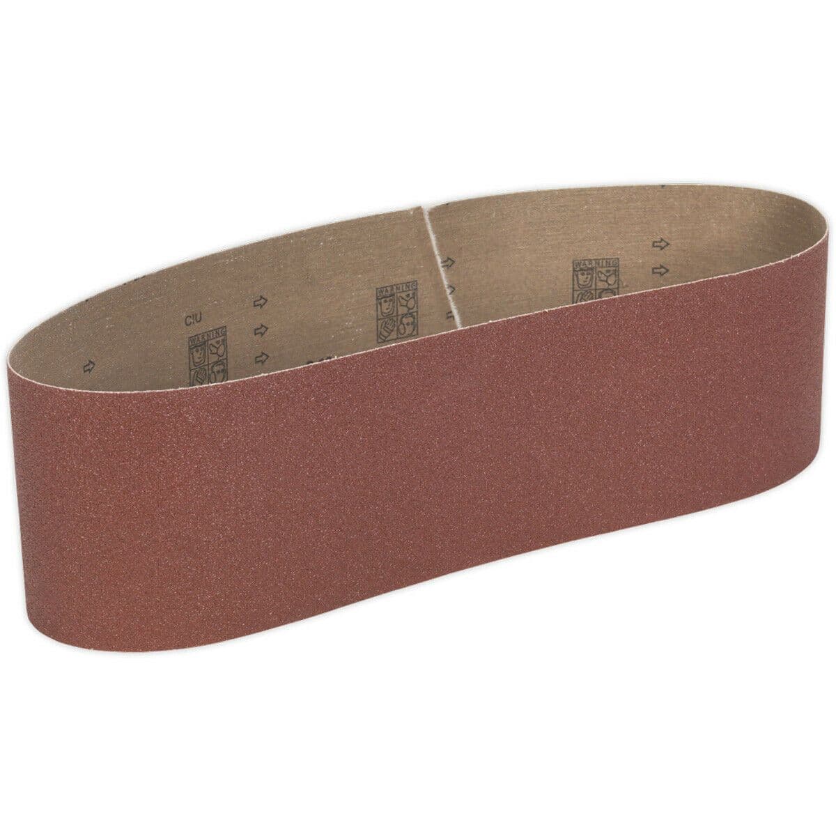 PREMIUM 100mm x 915mm Sanding Belt - 100 Grit Aluminium Oxide Cloth Backed Loop