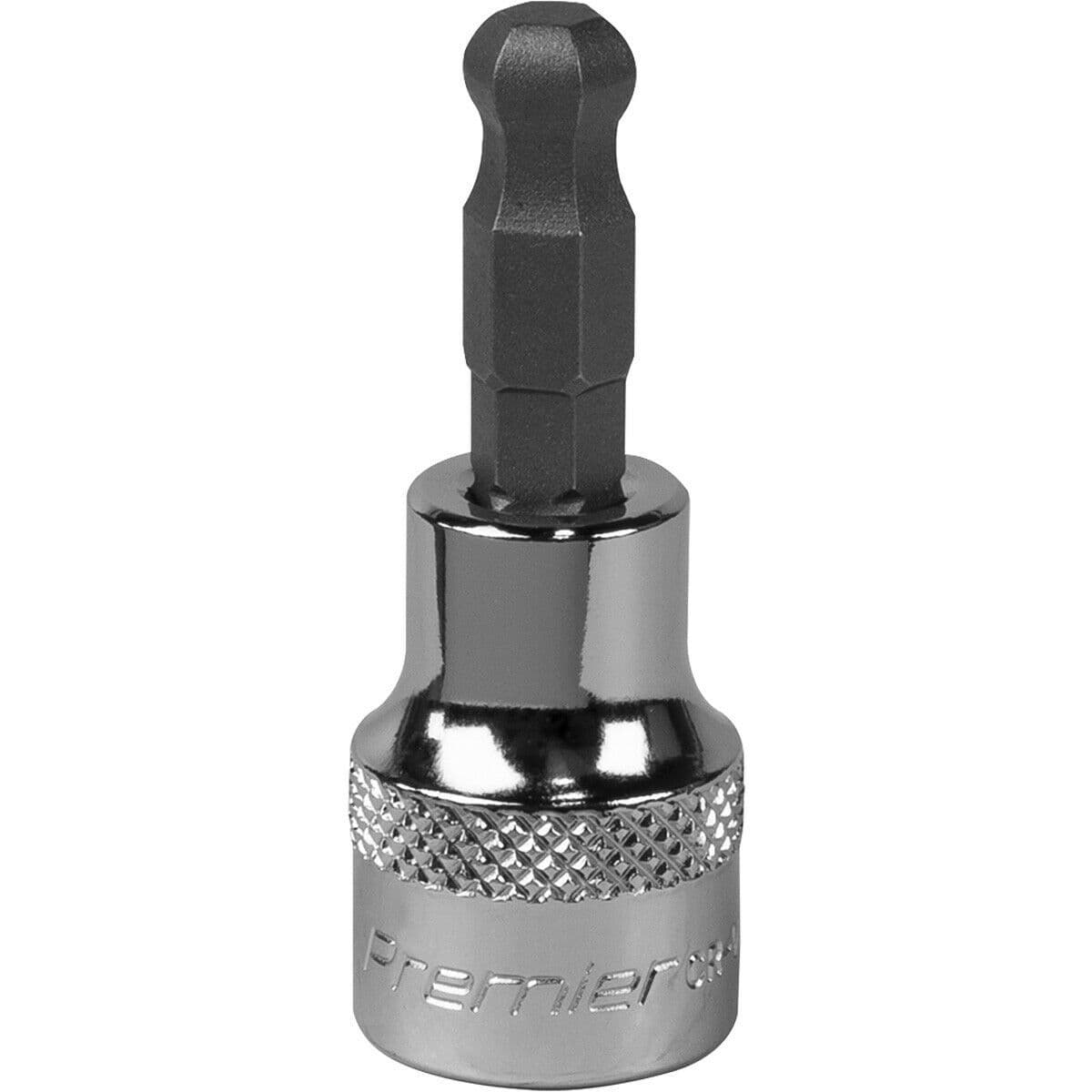 7mm Ball End Hex Socket Bit 3 8" Square Drive Chrome Vanadium Wrench Socket