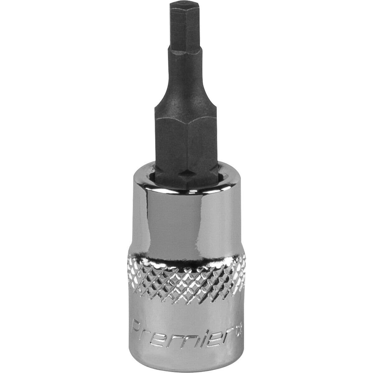 3mm Forged Hex Socket Bit 1 4" Square Drive Chrome Vanadium Wrench Socket