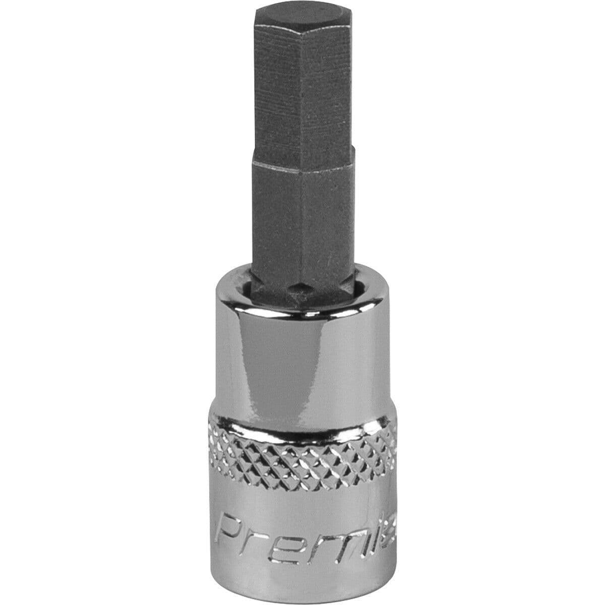 6mm Forged Hex Socket Bit - 1/4" Square Drive - Chrome Vanadium Wrench Socket