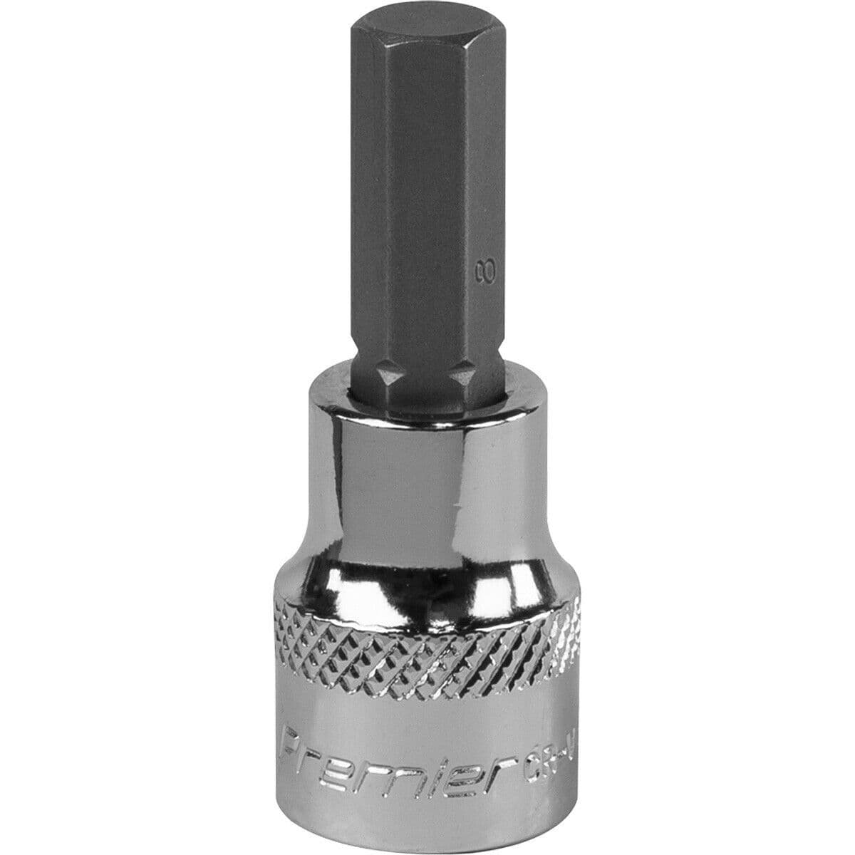 8mm Forged Hex Socket Bit 3 8" Square Drive Chrome Vanadium Wrench Socket