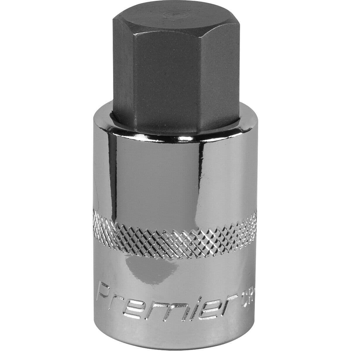 19mm Forged Hex Socket Bit - 1/2" Square Drive - Chrome Vanadium Wrench Socket