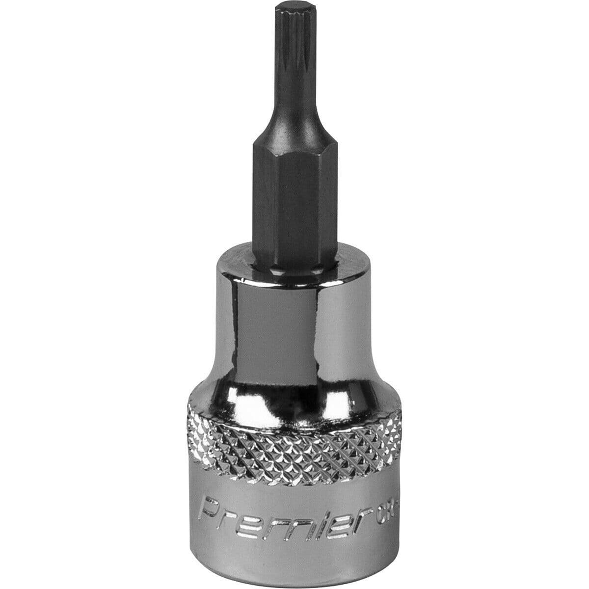 M4 Forged Spline Socket Bit 3 8" Square Drive Chrome Vanadium Wrench Socket