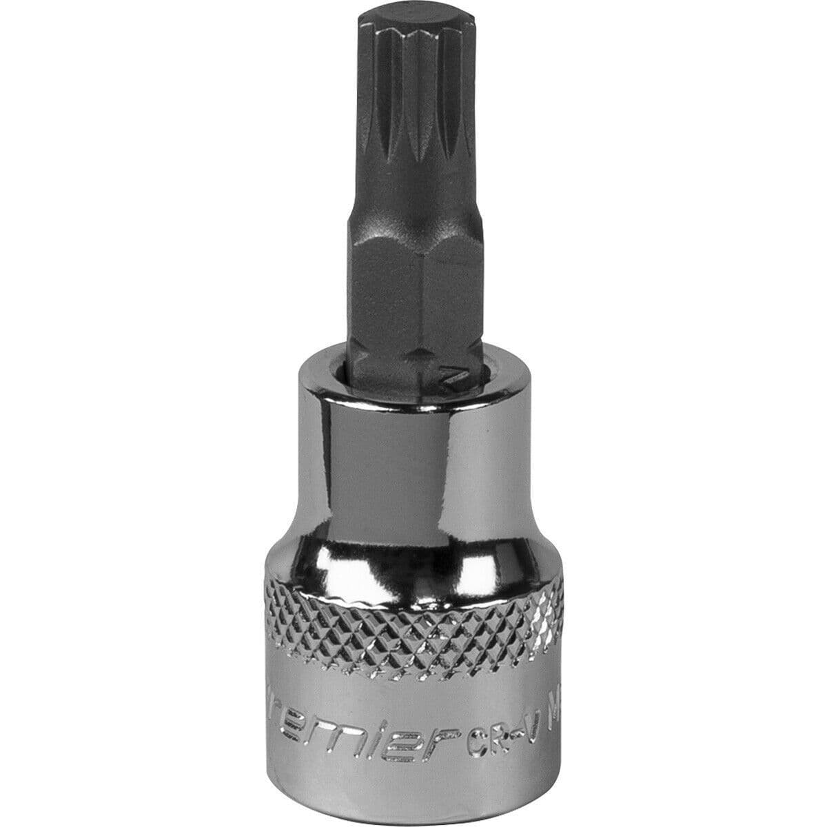 M8 Forged Spline Socket Bit 3 8" Square Drive Chrome Vanadium Wrench Socket