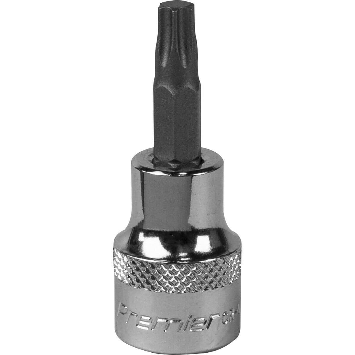 T30 TRX Star Socket Bit 3 8" Square Drive PREMIUM S2 Steel Head Knurled Grip