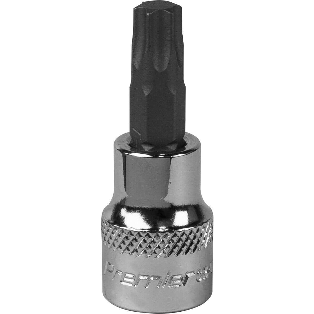 T45 TRX Star Socket Bit 3 8" Square Drive PREMIUM S2 Steel Head Knurled Grip