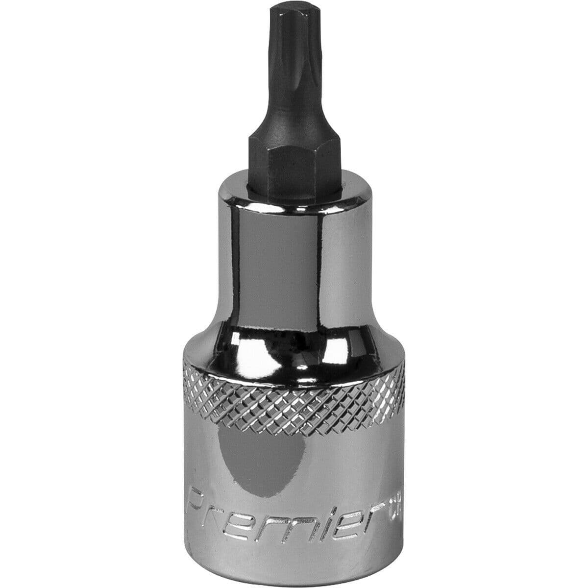 T27 TRX Star Socket Bit 1 2" Square Drive PREMIUM S2 Steel Head Knurled Grip