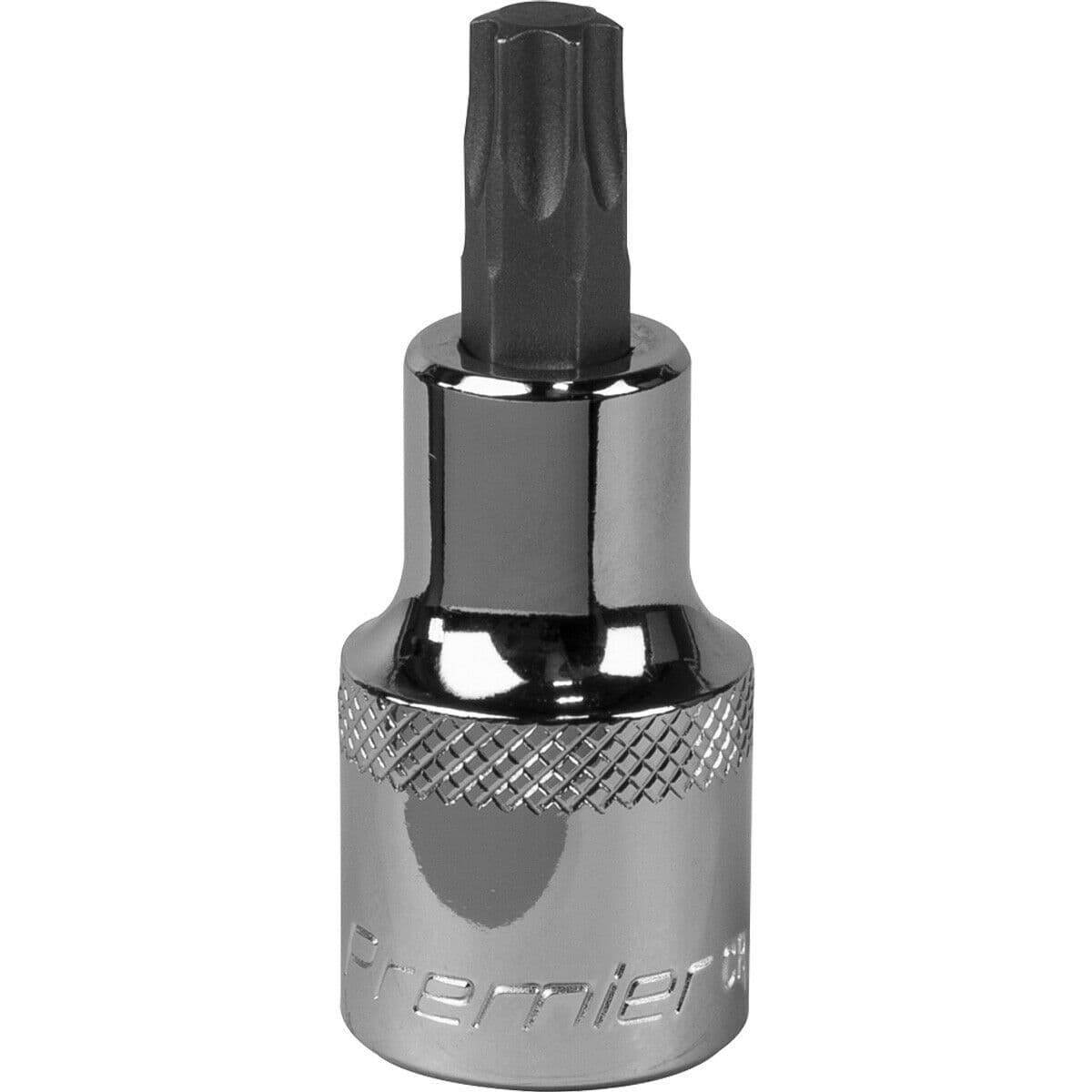 T47 TRX Star Socket Bit 1 2" Square Drive PREMIUM S2 Steel Head Knurled Grip
