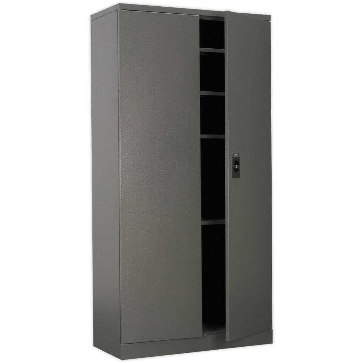 Floor Standing Steel Cabinet 900 x 400 x 1800mm Two Door Four Shelves