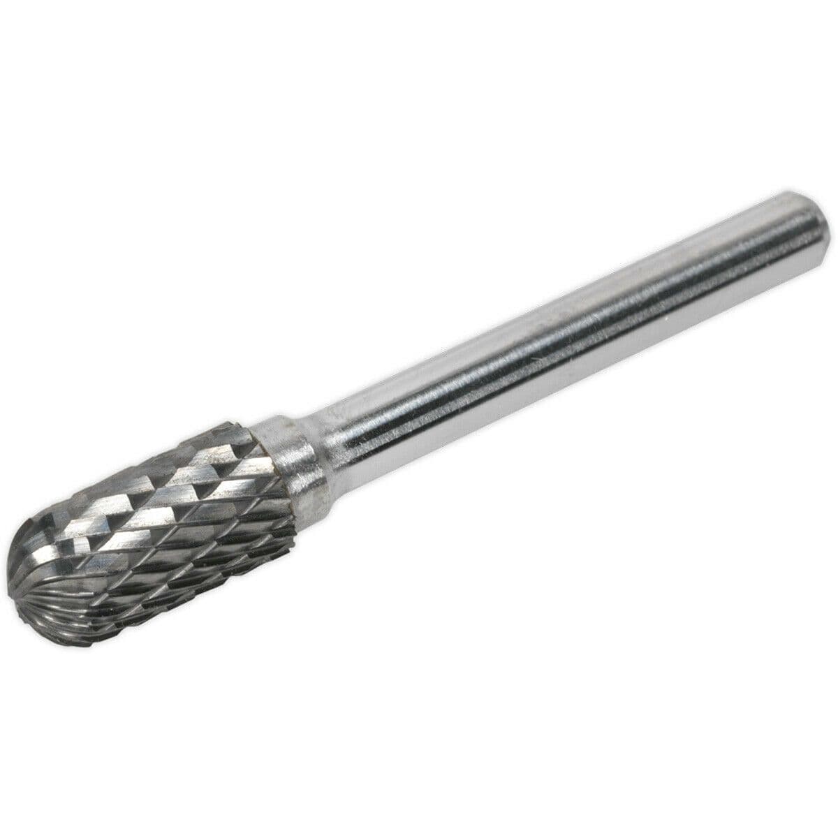 10mm Tungsten Carbide Rotary Burr Bit Cylindrical Ball Nose Engraving Tool