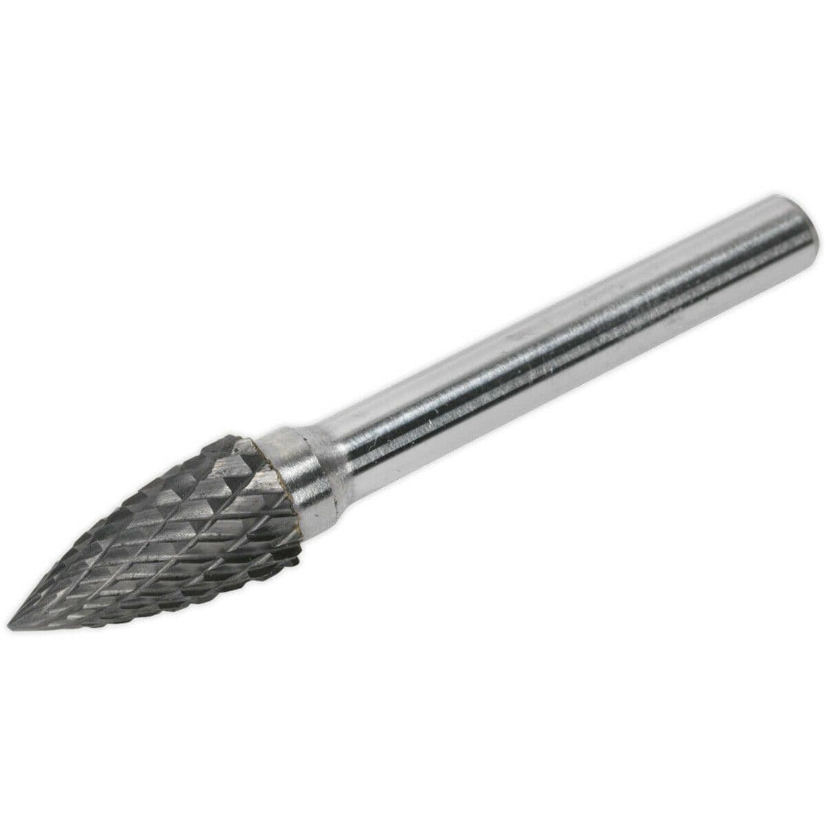 10mm Tungsten Carbide Rotary Burr Bit Arc Pointed Nose Engraving Milling Tool