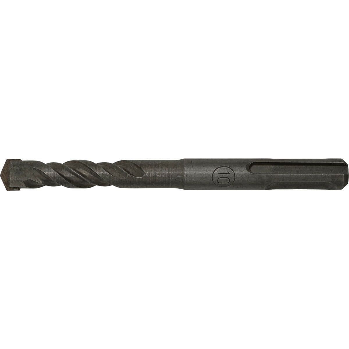 10 x 110mm SDS Plus Drill Bit - Fully Hardened & Ground - Smooth Drilling