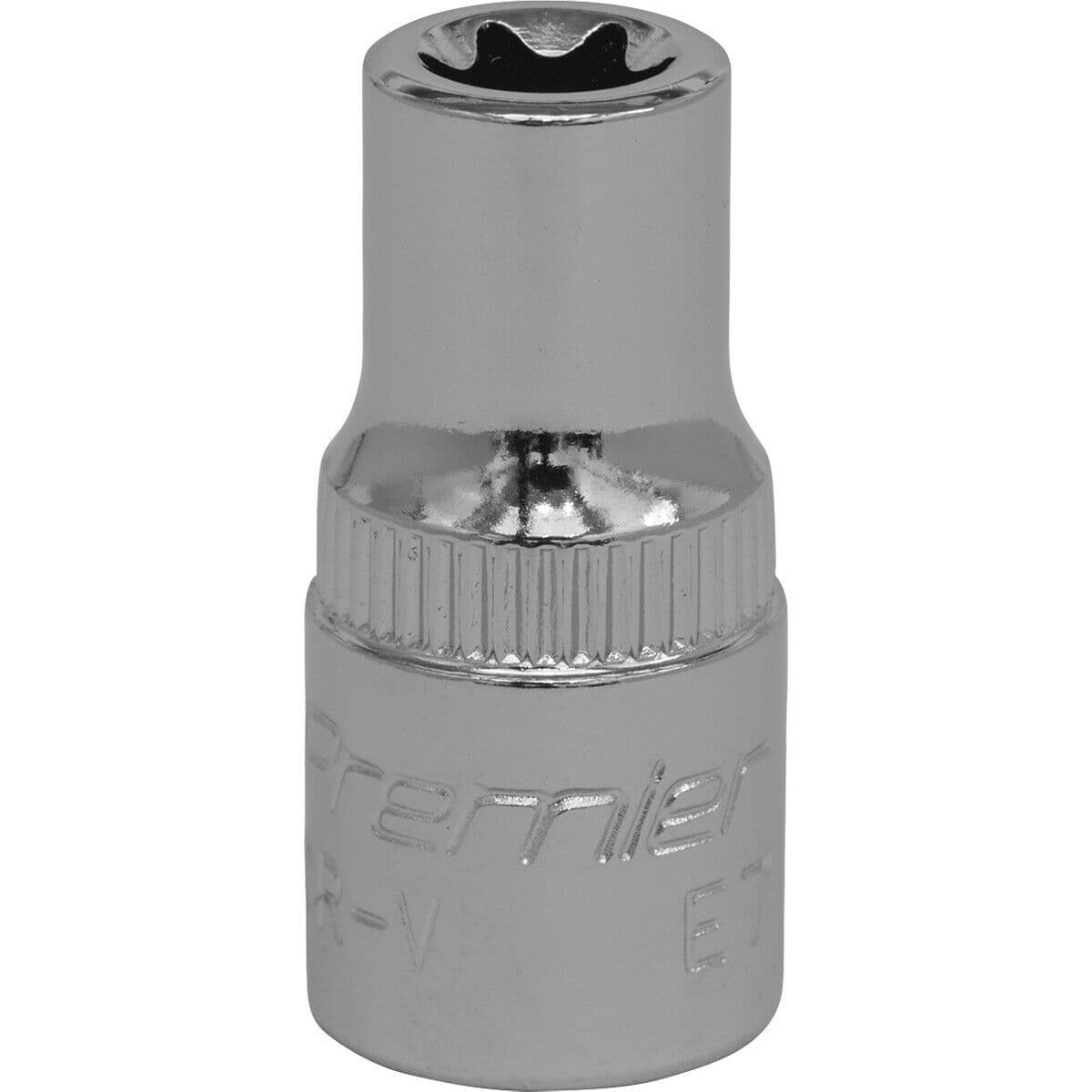 E7 TRX Star Socket Bit 1 4" Square Drive PREMIUM Drop Forged Head Knurled