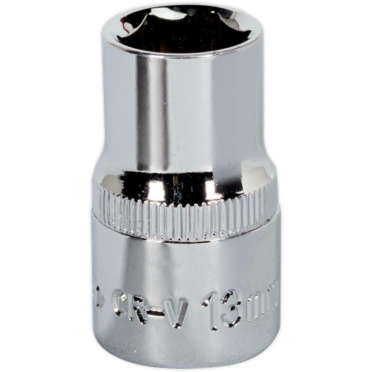 13mm Forged Steel Drive Socket 1 2" Square Drive Polished Chrome Vanadium