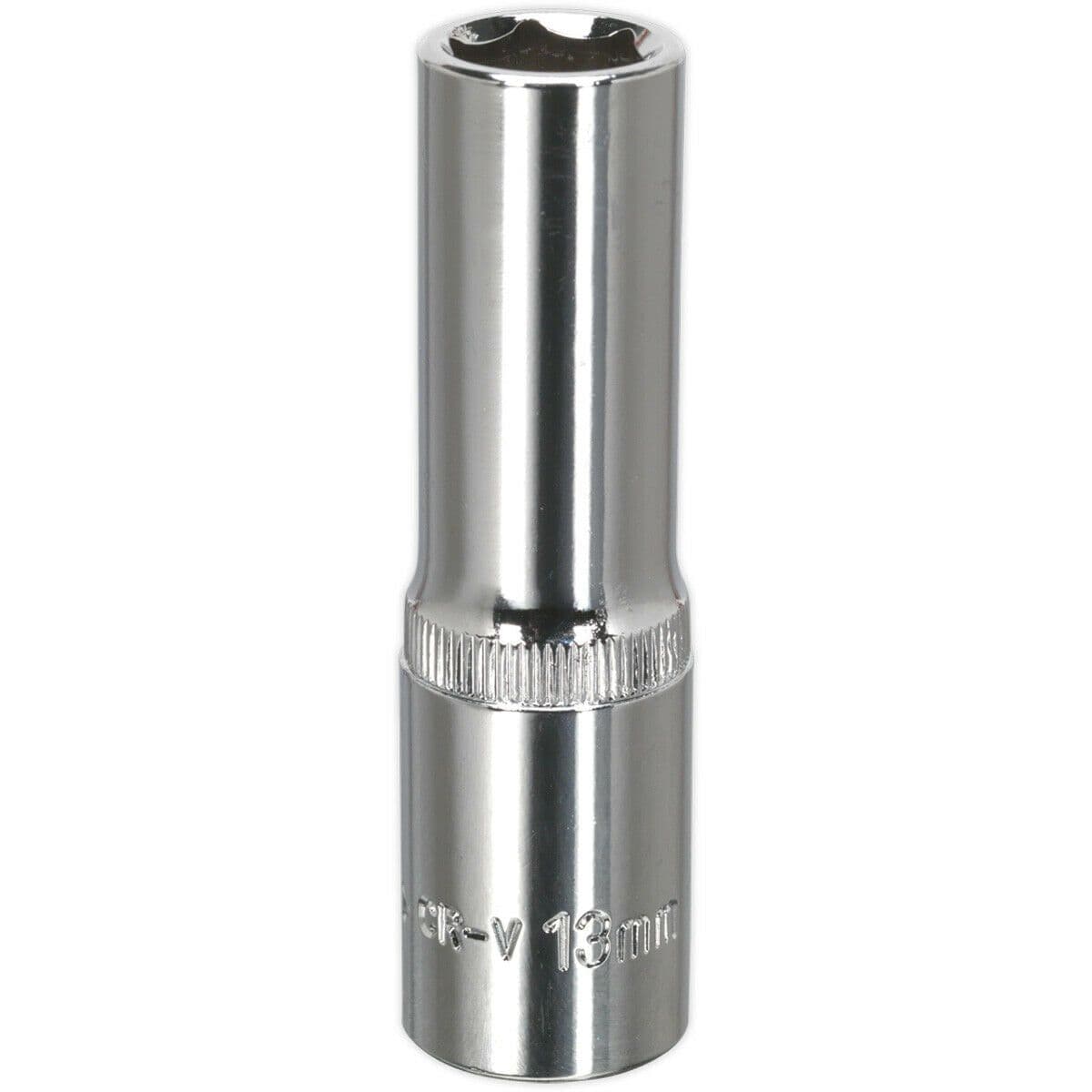 13mm Forged Steel DEEP Drive Socket - 1/2" Square Drive Polished Chrome Vanadium