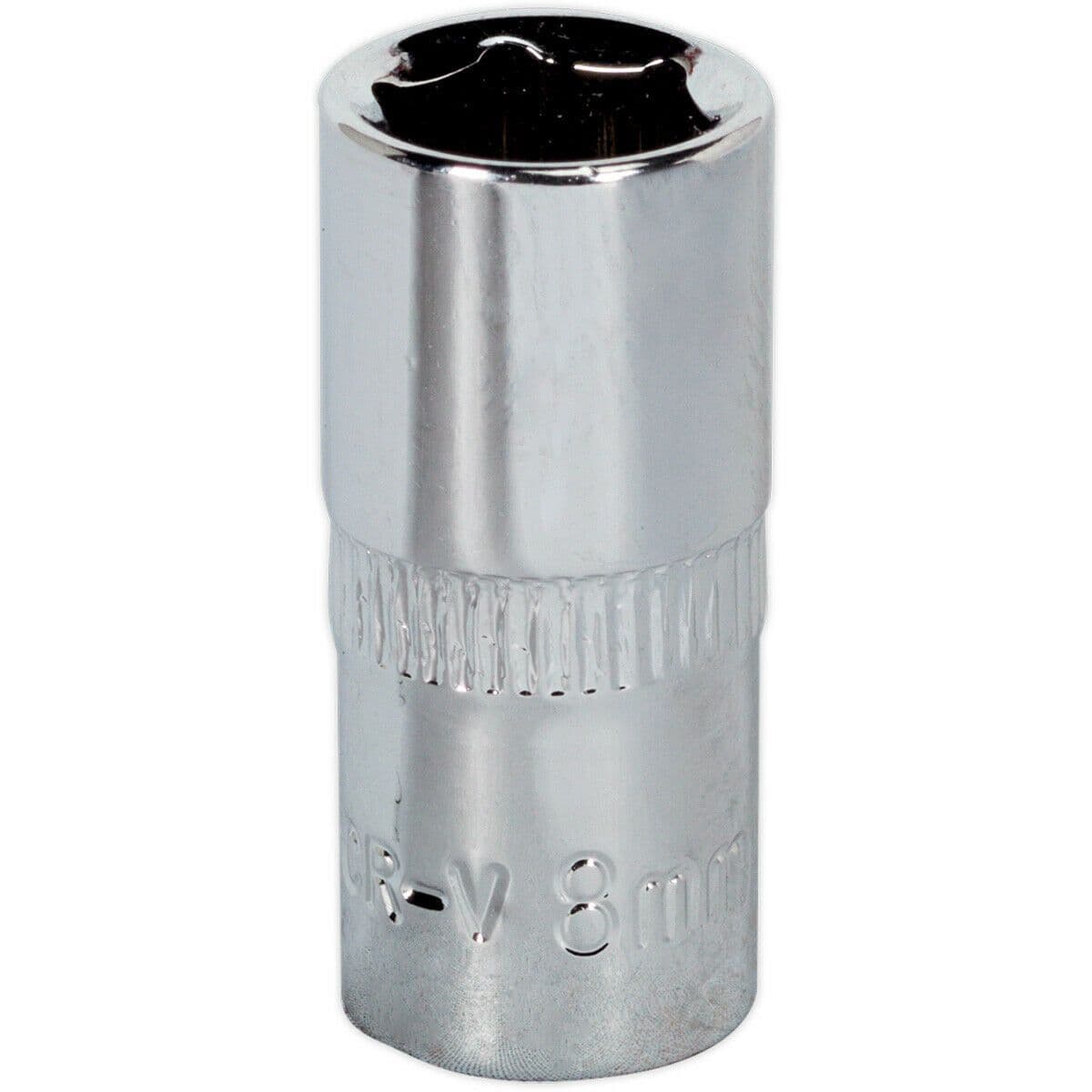 8mm Forged Steel Drive Socket 1 4" Square Drive Polished Chrome Vanadium