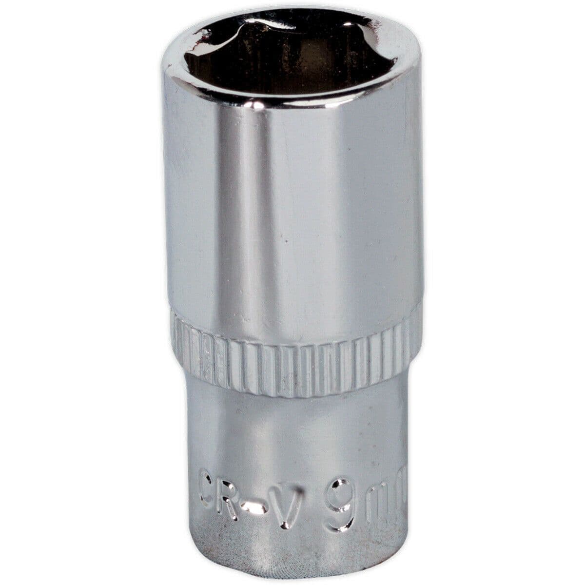 9mm Forged Steel Drive Socket 1 4" Square Drive Polished Chrome Vanadium