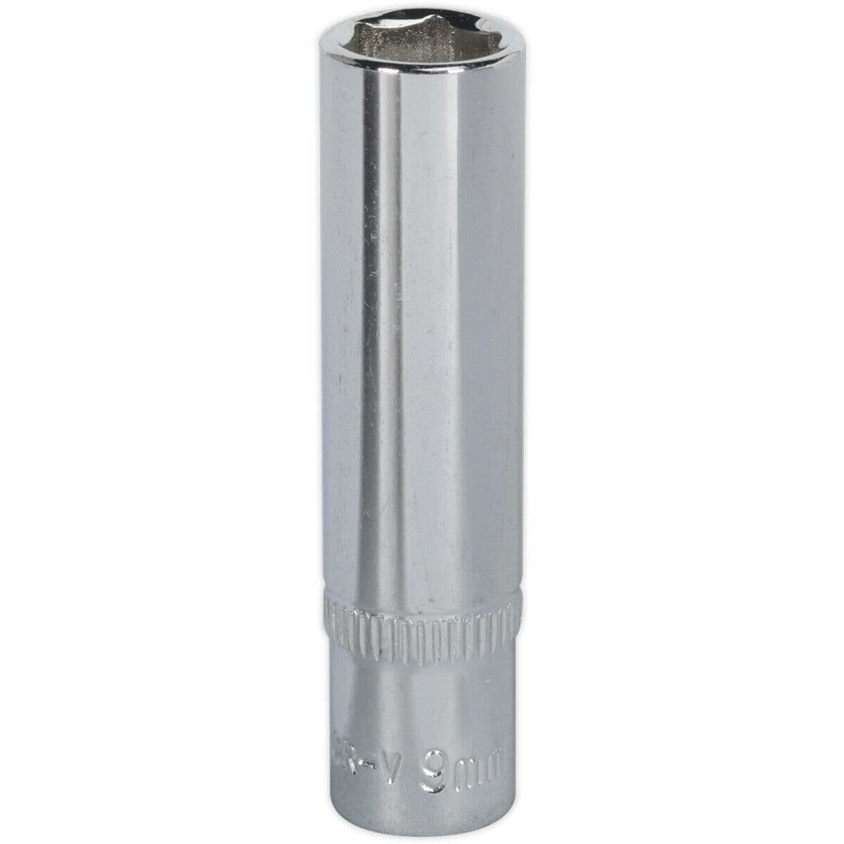 9mm Forged Steel DEEP Drive Socket 1 4" Square Drive Polished Chrome Vanadium
