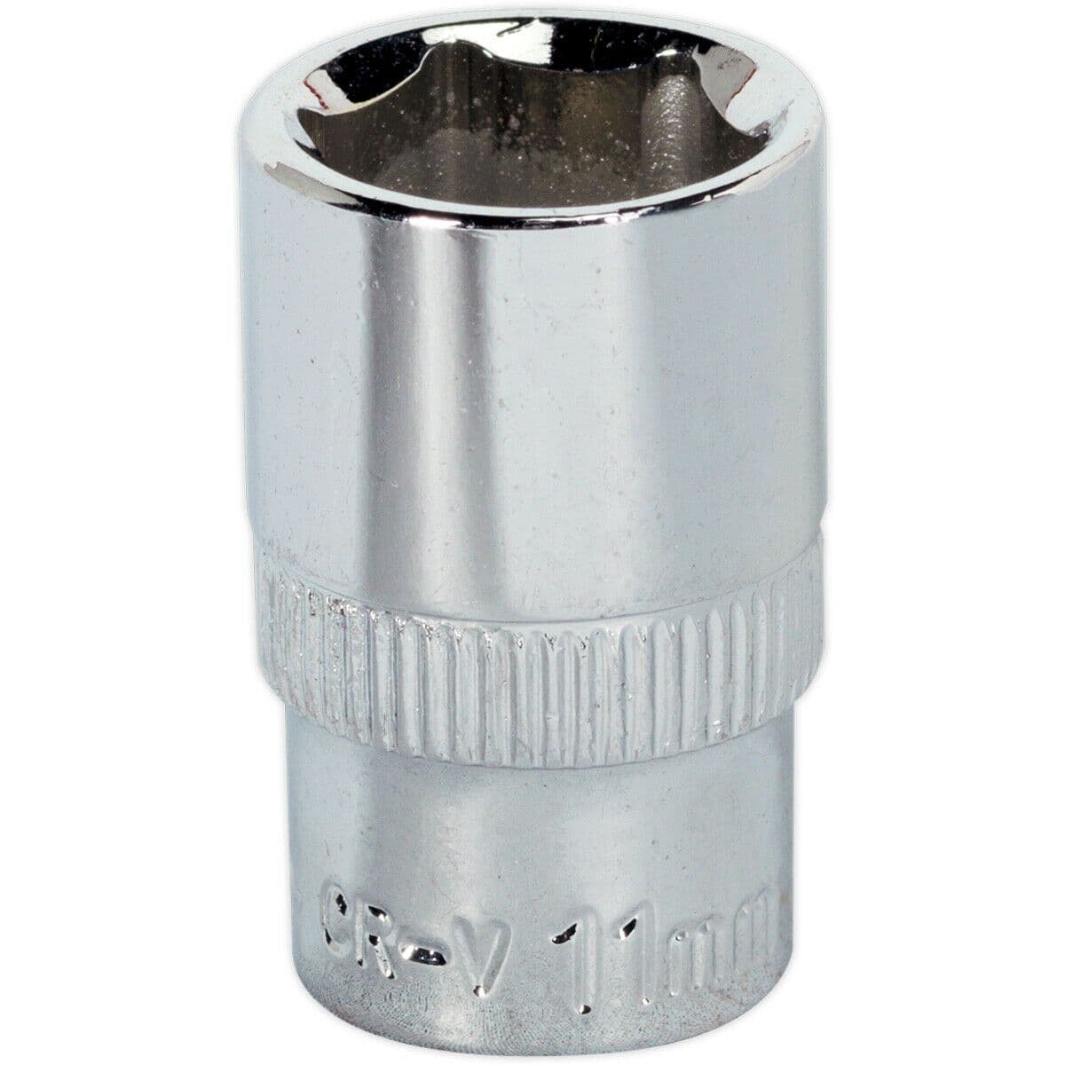 11mm Forged Steel Drive Socket - 1/4" Square Drive - Polished Chrome Vanadium