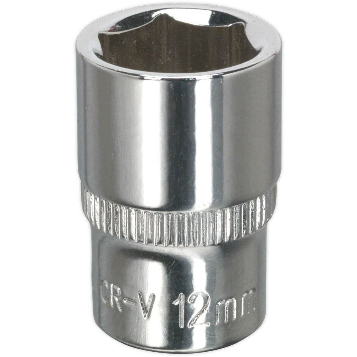 12mm Forged Steel Drive Socket 1 4" Square Drive Polished Chrome Vanadium