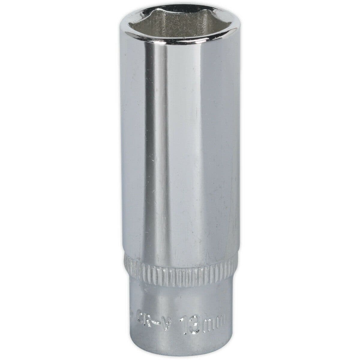 13mm Forged Steel DEEP Drive Socket 1 4" Square Drive Polished Chrome Vanadium