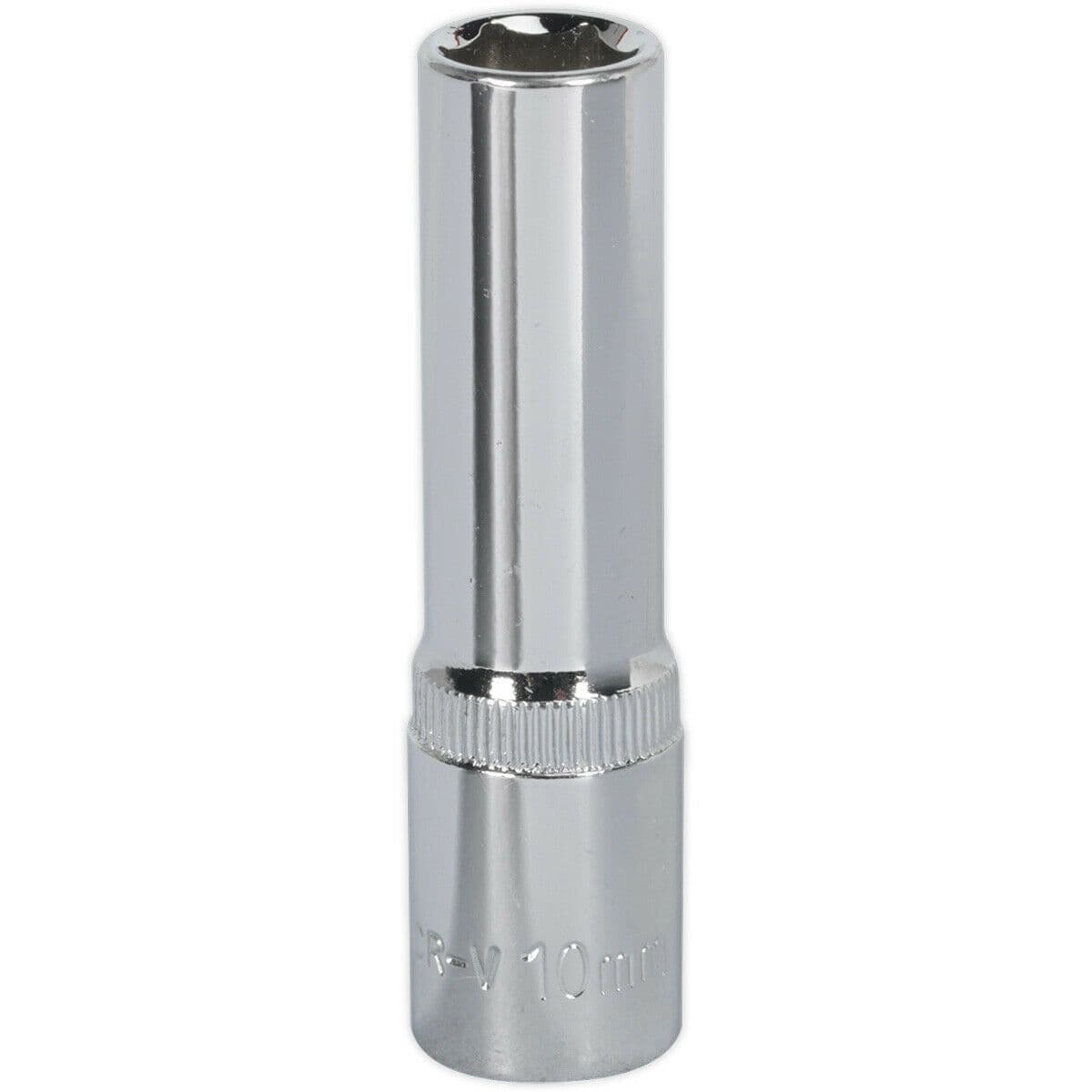 10mm Forged Steel DEEP Drive Socket 3 8" Square Drive Polished Chrome Vanadium