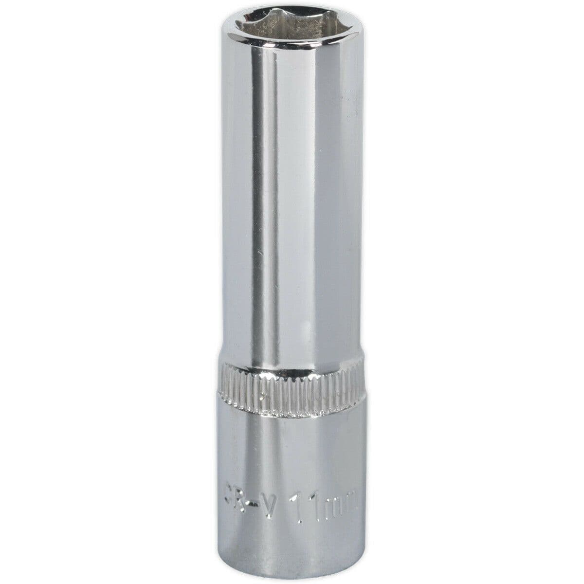 11mm Forged Steel DEEP Drive Socket 3 8" Square Drive Polished Chrome Vanadium