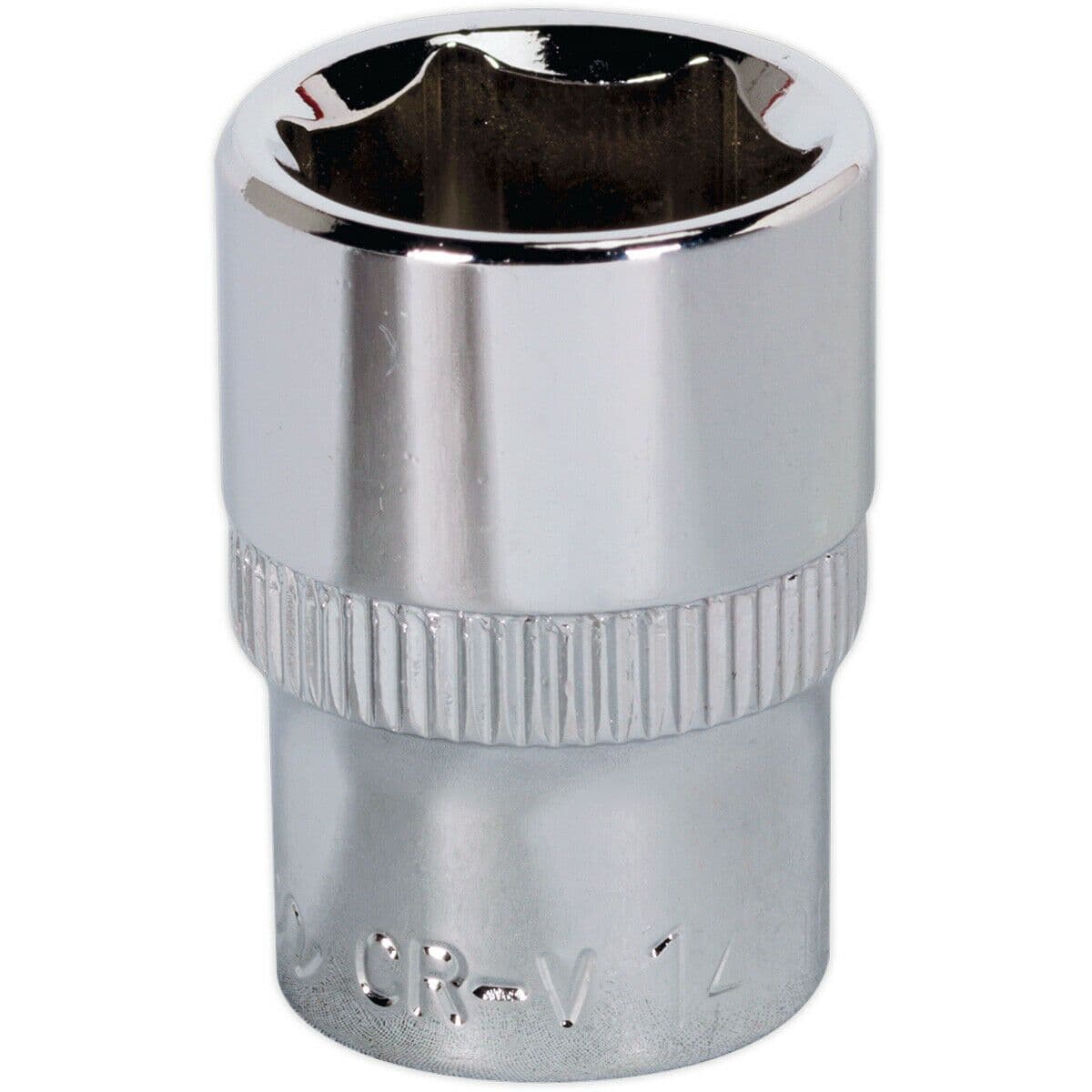 14mm Forged Steel Drive Socket - 3/8" Square Drive - Polished Chrome Vanadium