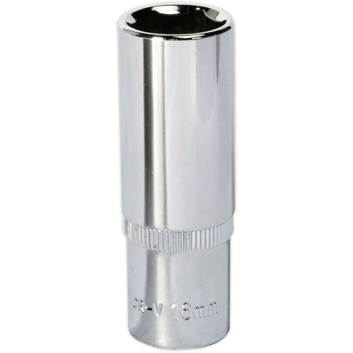 16mm Forged Steel DEEP Drive Socket 3 8" Square Drive Polished Chrome Vanadium
