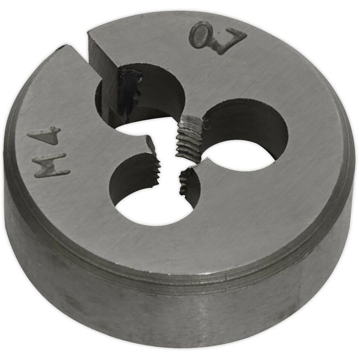 M4 x 0.7mm Metric Split Die - Quality Steel - Bar / Bolt Threading Bit & Case