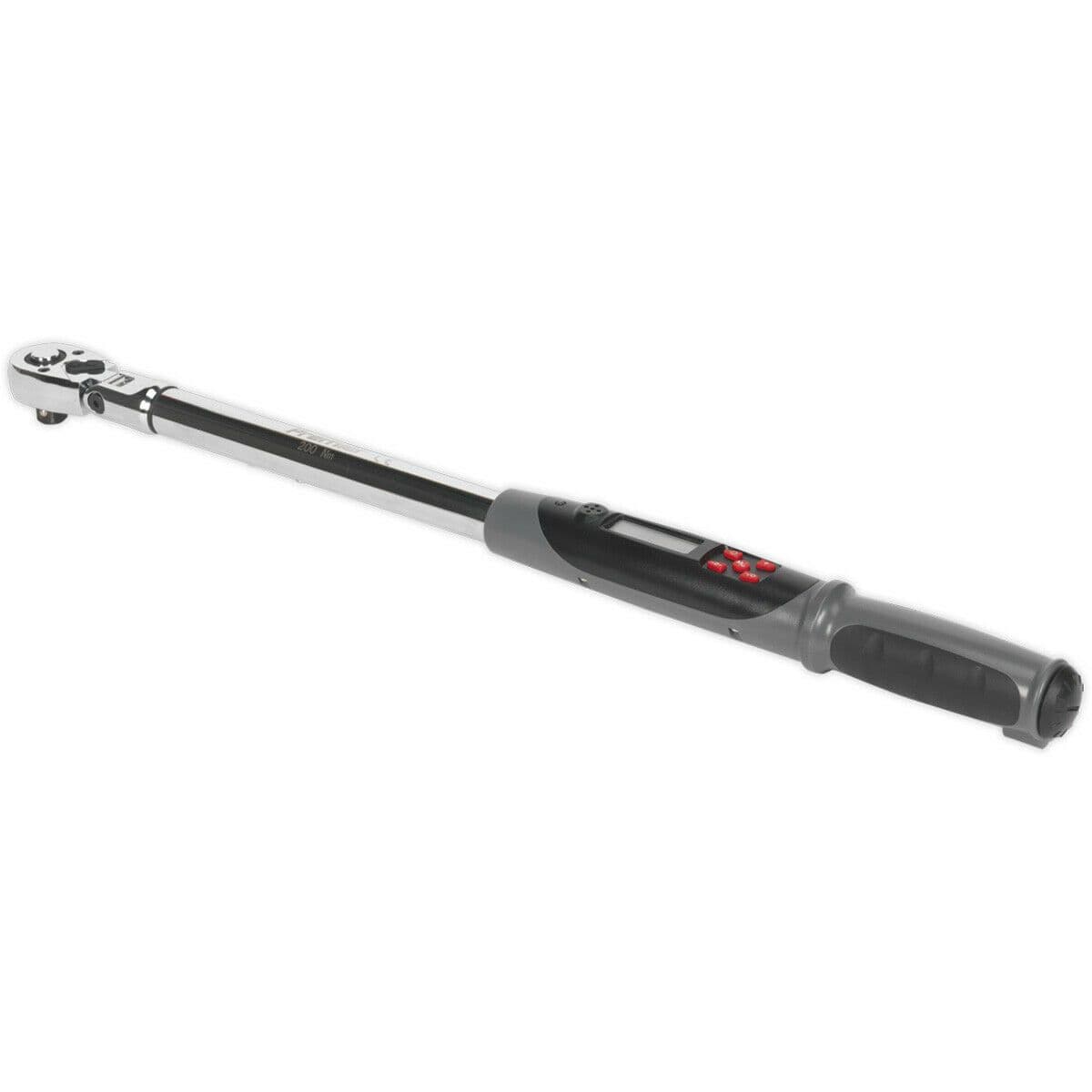 20 to 200Nm Digital Torque Wrench & Flexible Head 1 2" Square Drive PREMIUM