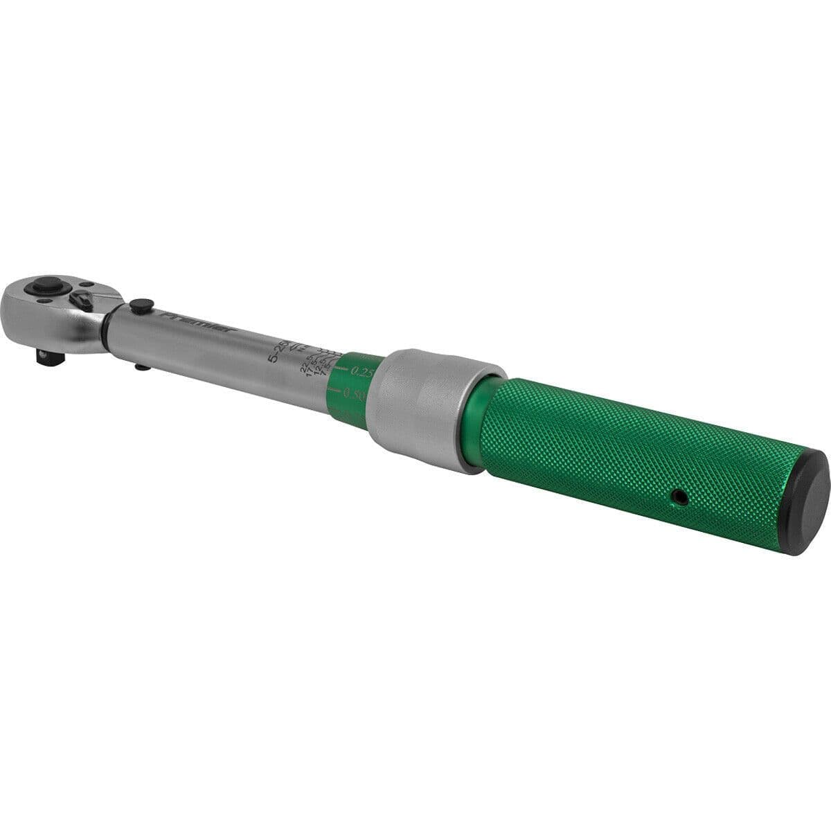 Micrometer Style Torque Wrench 1 4" Sq Drive Calibrated 5 to 25 Nm Range