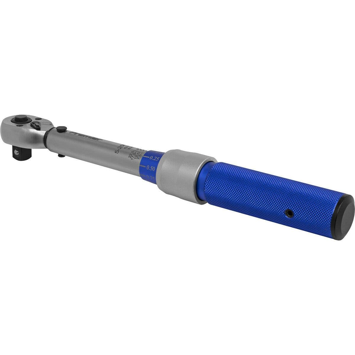 Micrometer Style Torque Wrench 3 8" Sq Drive Calibrated 5 to 25 Nm Range