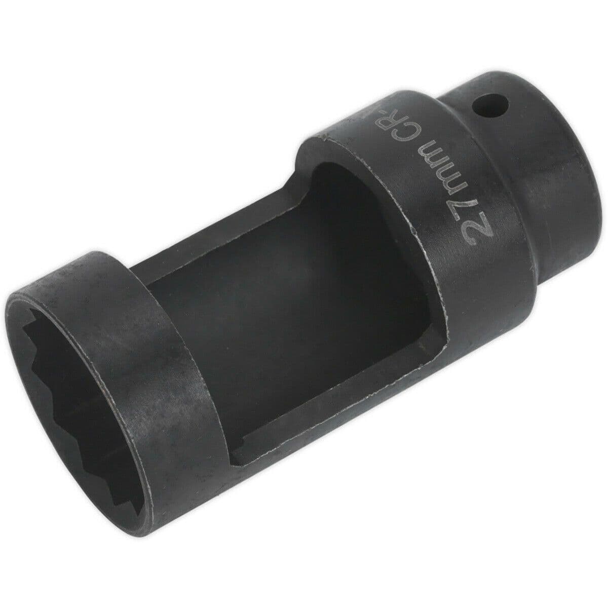 27mm Thin Wall Injector Socket 1 2" Sq Drive 80mm Depth Deep Steel Socket