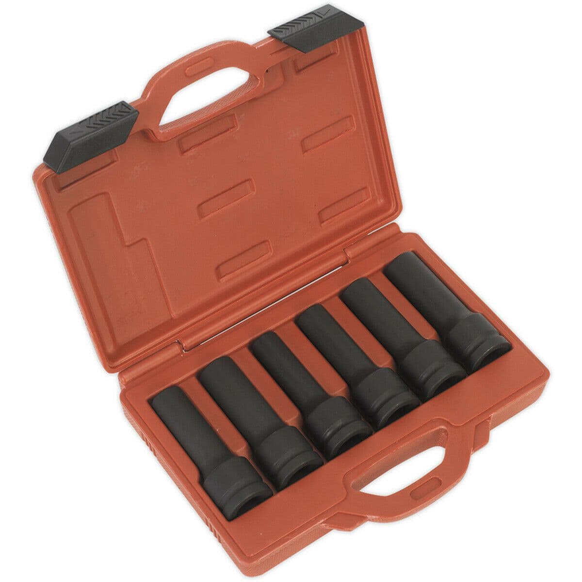 6pc TRX Star Female DEEP IMPACT Socket Bit Set 3 4" Square Drive 12 Point