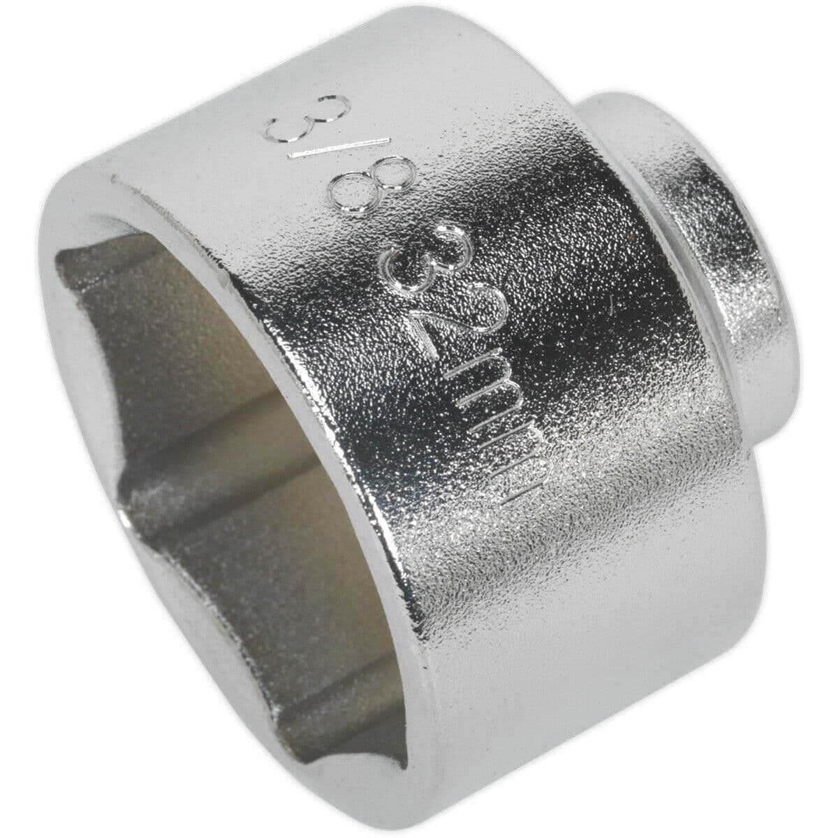 32mm Low Profile Oil Filter Socket 3 8" Sq Drive High Grade Steel Socket