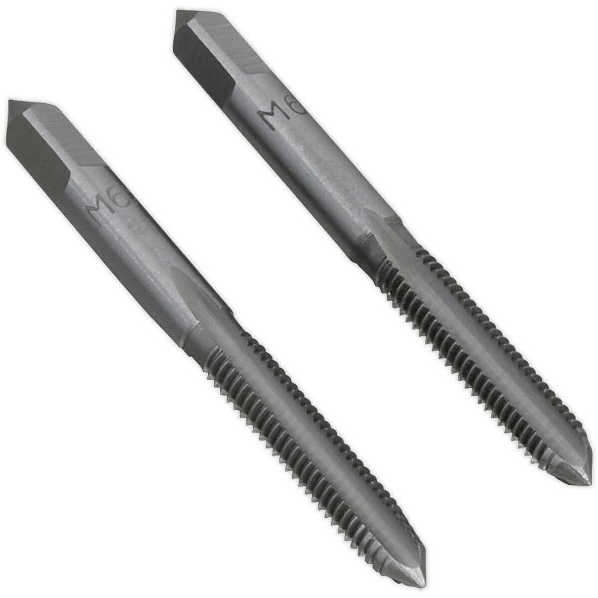 2 PACK - M6 x 1mm Taper & Plug Tap Set - Premium Steel - Socket Threading Bit