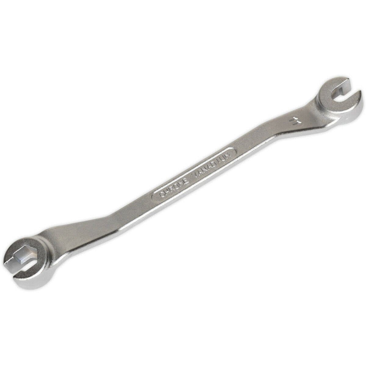 Double Ended Steel Brake Pipe Spanner 10mm & 11mm Sizes Anti Slip Finish