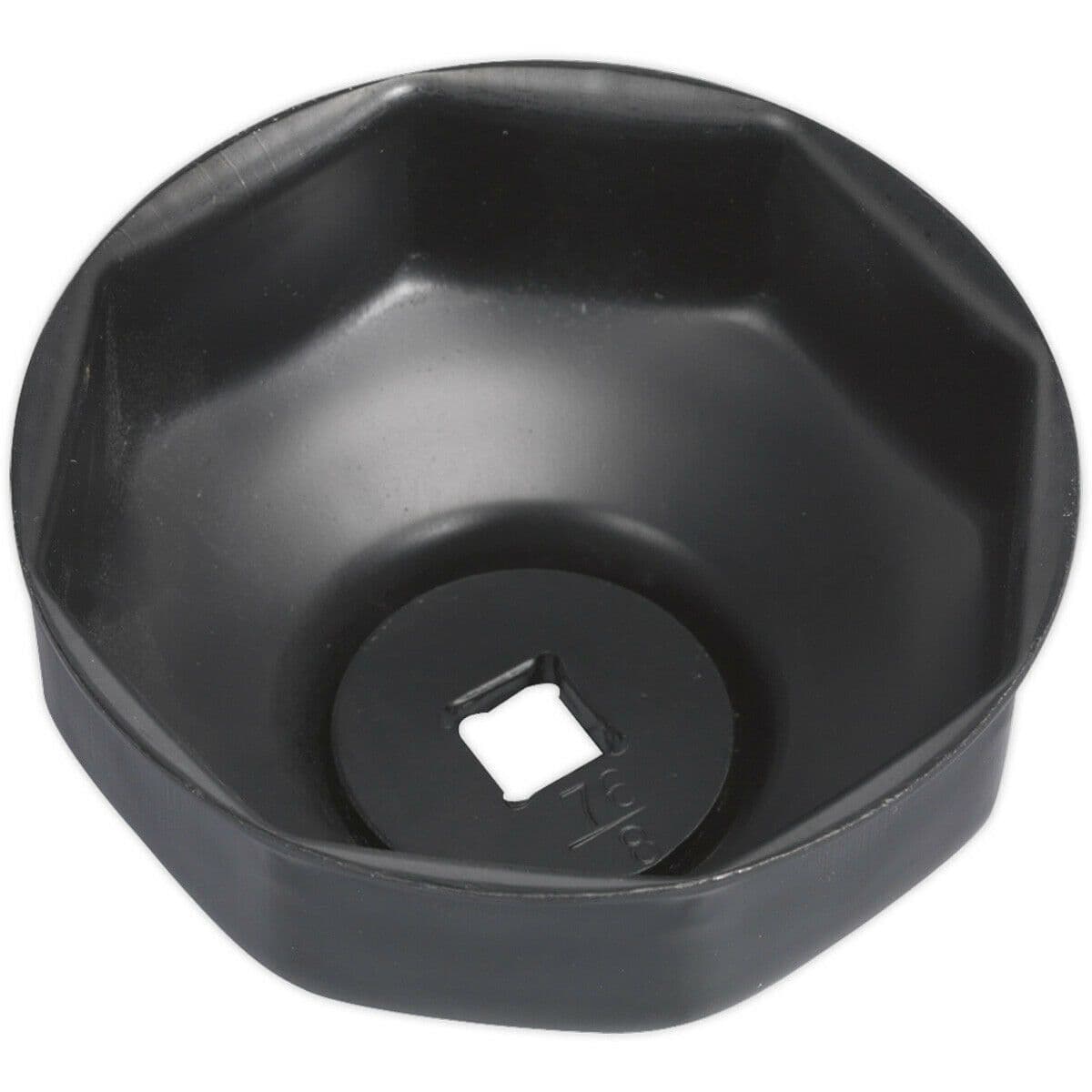 76mm Oil Filter Cap Wrench 8 Flutes 3 8" Sq Drive Low Profile Design