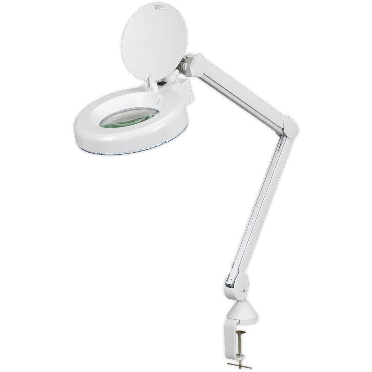 LED Magnifying Glass Light & G Clamp Mount Craft Detail Engrave Work Table