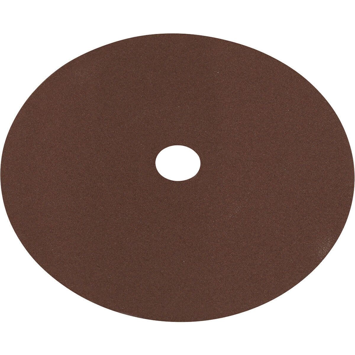 25 PACK 175mm Fibre Backed Sanding Discs 120 Grit Aluminium Oxide Round Sheet